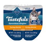 Blue Tastefuls Spoonless Singles Turkey Entree Adult Pate Wet Cat Food, 2.6 oz., Case of 10, 10 X 2.6 OZ