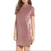 Madewell Dresses | Madewell Plum Velvet Mock Neck Dress | Color: Pink/Purple | Size: S