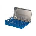 Dishwasher Rack for Gastronorm Pans | 500mm Commercial Dishwasher Rack with Single Open Side (4 Pans MAX Depth 90mm)