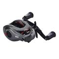 Abu Garcia MAX 40-60 Low Profile Reel, Fishing Reel, Low Profile Baitcast Reels, Predator Fishing, Pike, Zander, Catfish, Unisex, Grey/Red, 61 | Left Hand