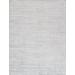 "Pasargad Home Slate Collection Hand-Loomed Silk & Wool Ivory/Silver Area Rug-12' 0"" X 15' 0"" - Pasargad Home PBFE-04 12x15"