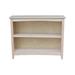 Sand & Stable™ Derren 38" W Solid Wood Standard Bookcase Wood in Brown | 30 H x 38 W x 12.3 D in | Wayfair 32F1770F50834ED19E4353F8AF53D64D