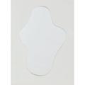 Miroir mural en bois de pin Cloyd Sklum Blanc - Blanc