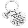 Porte-clé avec inscription «au revoir au patron» ou «au revoir au patron» cadeau de remerciement à