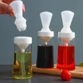 Brosse à huile portable en silicone avec bouteille pinceaux à huile pour gril huile liquide pour
