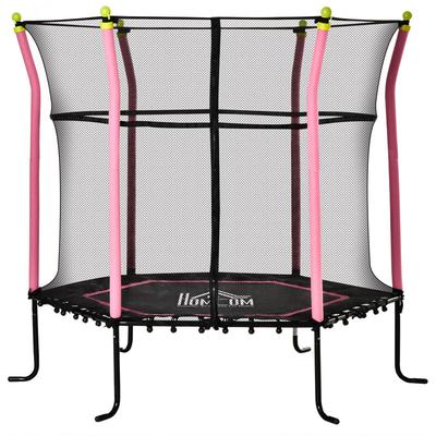 5.2FT Kids Trampoline With Enclo...