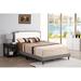 Deb Light Tufted King Panel Bed