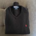 Polo By Ralph Lauren Sweaters | Men’s Polo By Ralph Lauren Lambswool V-Neck Sweater | Color: Black | Size: L