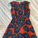 J. Crew Dresses | Jcrew A-Line Dress | Color: Blue/Red | Size: 0