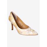 Women's Phoebie Pump by J. Renee in White Yellow (Size 7 1/2 M)