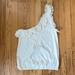 J. Crew Tops | J. Crew One Shoulder Ruffle Top, Size Xs, Ivory | Color: Cream/White | Size: Xs