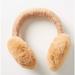 Anthropologie Accessories | Anthropologie Chunky Knit Embellished Faux-Fur Earmuffs - Carmel | Color: Tan | Size: Os