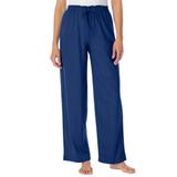 Plus Size Women's Knit Sleep Pant by Dreams & Co. in Evening Blue (Size M) Pajama Bottoms