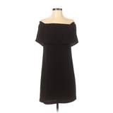 Charles Henry Casual Dress - Shift: Black Print Dresses - Women's Size X-Small