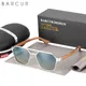 BARCUR – lunettes de soleil polarisées pour hommes et femmes Design de marque branches en bois