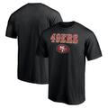 Men's Fanatics Branded Black San Francisco 49ers Logo Team Lockup T-Shirt