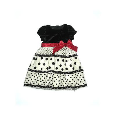 Holiday Editions Special Occasion Dress - A-Line: Black Polka Dots Skirts & Dresses - Used - Size 4Toddler