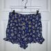 American Eagle Outfitters Shorts | American Eagle Outfitters Nwt Floral Flowy Shorts | Color: Blue | Size: M