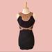 Free People Dresses | Free People Nefertiti Bodycon Mirror Dress | Color: Black | Size: Xs