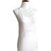 Athleta Tops | Athleta, Laser Cut Halter Racer Back Athletic Top, Xs | Color: White | Size: Xs