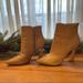 Nine West Shoes | 9 West Torrie Booties Light Tan Leather | Color: Tan | Size: 9.5