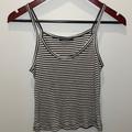 Brandy Melville Tops | Brandy Melville Black & White Stripped Tank Top | Color: Black/White | Size: One Size