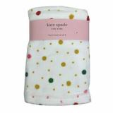 Kate Spade Bath | Kate Spade New York Dots Hand Towel Set Of 2 | Color: Pink/White | Size: 18" X 28" In