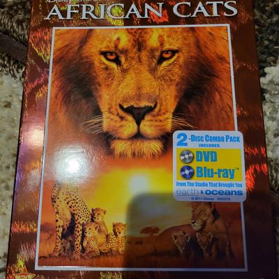 Disney Media | Disneynature: African Cats [2-Disc Blu-Ray Dvd Combo Dvd | Color: Orange | Size: Os