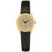 Women's Gold/Black UChicago Maroons Medallion Leather Wristwatch