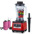 BioloMix Heavy Duty Professional Blender, Peak 2200W Commercial Grade Bar Blender With 70Oz Container For Shakes, Smoothies, Ice Crushing, Frozen Fruits, Soups, Dry Grinding (Red) (A8700)