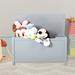 Red Barrel Studio® Toy Storage Bench Wood/Manufactured Wood in Brown/Gray | 16.7 H x 31.5 W x 13 D in | Wayfair 868081CD31B74CB0A3B63B22E7C438AA