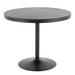 Dakota Industrial Dining Table in Black Steel and Black Wood by LumiSource - Lumisource DT-DKTA BKBK
