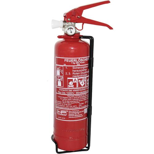 HP Autozubehör 10151 ABC 1 kg DIN EN 3 Feuerlöscher Inkl. Halter EN 3-7 DIN 3-7 1 St.