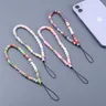 Heishi Clay Beaded Phone Strap for Women Jewelry Love Letter Phone Jewelry Anti-Lost Equi6 mm