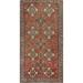 Traditional Geometric Bakhtiari Persian Wool Area Rug Hand-knotted - 4'10" x 9'2"