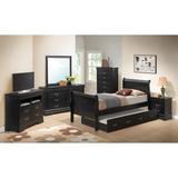 Louis Philippe Twin Trundle Bed with Trundle