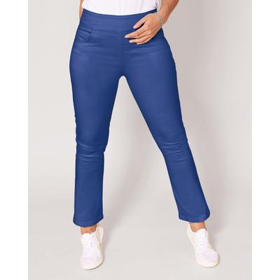 Blair DenimEase™ Flat-Waist Bootcut Jeans - Blue - 12 - Misses