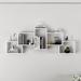 Latitude Run® Mitiwanga BOLD 5 Piece Floating Wall Shelf for Decoration & Storage Plastic in White | 19.6 H x 63.7 W x 8.66 D in | Wayfair