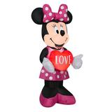 The Holiday Aisle® Inflatable Minnie Mouse Polyester in Black/Red | 42.13 H x 17.72 W x 18.11 D in | Wayfair C383EF2A545449AA80B4B730FFA985D9