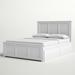 Lark Manor™ Amear Solid Wood Storage Platform Bed w/ Under Bed Drawers Wood in White | 44.25 H x 57.75 W x 78 D in | Wayfair