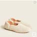 J. Crew Shoes | J.Crew Cream Sherpa Leather Slip On Flats Nib | Color: Cream | Size: Various