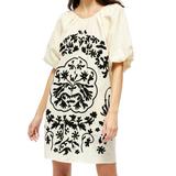 Free People Dresses | *Nwt Free People Fiona Dress In Ivory Combo. Size M | Color: Cream/White | Size: M