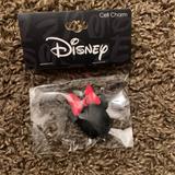 Disney Cell Phones & Accessories | Minnie Mouse Cell Phone Charm | Color: Black/Red | Size: Os