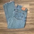 Levi's Jeans | Levi’s 550 Vintage Tapered Relaxed Fit Cropped Denim Jeans | Color: Blue | Size: 12