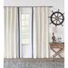 Eastern Accents Maritime Solid Room Darkening Rod Pocket Single Curtain Panel Cotton Blend in White | 96" W x 108" L | Wayfair CLC-402D