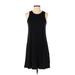 Old Navy Casual Dress - A-Line High Neck Sleeveless: Black Print Dresses - Women's Size X-Small