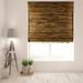 Arlo Blinds Cordless Lift Java Deep Bamboo Shades with 74 Inch Height