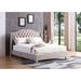 Joy Jewel Jewel Tufted Queen Panel Bed