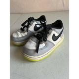 Nike Shoes | Nike Af1 Air Force 1 Shoes Toddler Infant 8c Dark Gray Girls Boys Good Condition | Color: Gray | Size: 8