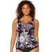 Plus Size Women's Classic Tankini Top by Swimsuits For All in Garden Rose (Size 28)